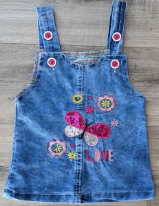 Сарафан "Love" синій, 1-2-3-4 років