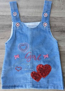 Сарафан "Girl" синій, 1-2-3-4 років