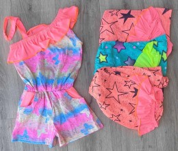 Комбинезон"Звездочка+бабочка"микс цветов , 3-4-5-6 лет