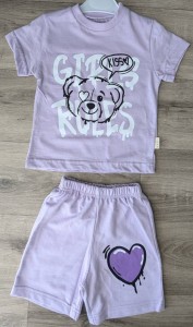 Костюм «Girls Rules» бузковий, дівчинка 2-3-4-5 років