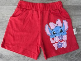 Шорти "Love you" червоний, дівчинка, 3-4-5-6-7 років