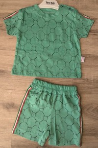 Костюм Murat «Мишка» зеленый, мальчик 6-9-12-18 месяцев