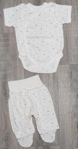 Комплект "Рисочки" молочний, унісекс 0-3 місяців