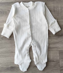 Чоловічок «Однотонний» білий, унісекс 0-3 місяців
