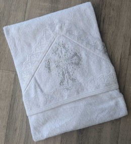 Крыжма Ramel «Крест» серебро, унисекс 80*80