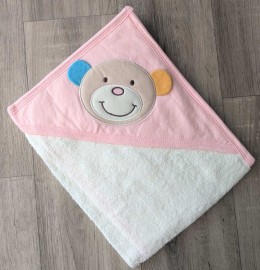 Полотенце Ramel "Мишка" розовый, девочка 80*80