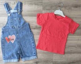 Комбинезон Titi Es "Love" красный, 2-3-4-5 лет