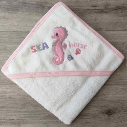 Рушник Ramel "Sea horse"  рожевий 2, дівчинка 75 * 80