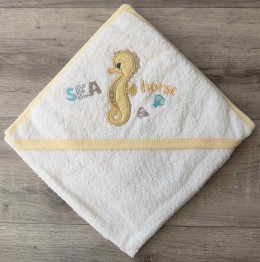 Рушник Ramel "Sea horse"  жовтий 2, унісекс 75 * 80