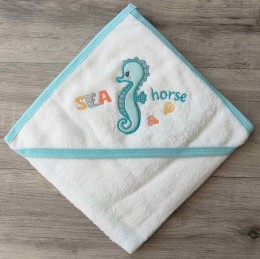 Рушник Ramel "Sea horse"  мятний 2, унісекс 75 * 80