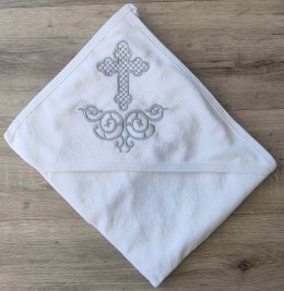 Крыжма Ramel «Крест» серебро, унисекс 80*90