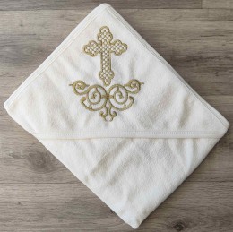 Крыжма Ramel «Крест» золото, унисекс 80*90