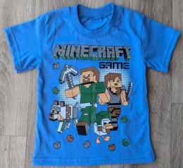 Футболка « Minecraft» синій, хлопчик 1-2-3-4-5 років