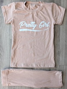 Костюм "Pretty girl" бежевий, дівчинка 2-3-4-5 лет