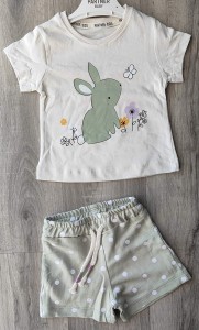 Костюм Partner «зайчик» зеленый, девочка 9-12-18-24 месяцев