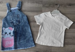 Сарафан Titi "Котик" білий, 2-3-4-5 років