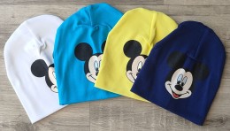 Шапочки "Mickey" микс цветов,мальчик 1-2 года