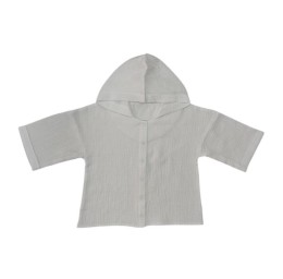 Сорочка« Капішон» білий, хлопчик 1-2-3-4-5-6 років