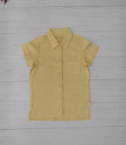 Сорочка« Карман» жовтий, хлопчик 3-4-5-6 років
