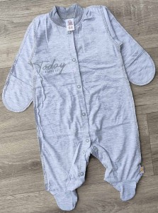 Чоловічок "Today" сірий, унісекс 0-3-6-9 місяців
