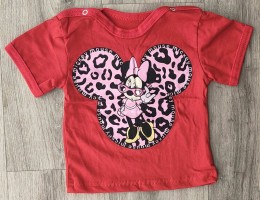 Футболка «Mickee mouse» червоний, дівчинка 6-9-12-18 місяців