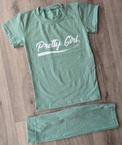 Костюм "Pretty girl" оливковий, дівчинка 2-3-4-5 лет