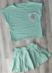 Костюм "Однотонний" оливковий, дівчинка 2-3-4-5 лет