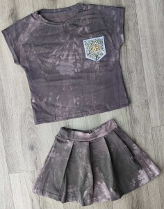 Костюм "Однотонний" графітовий, дівчинка 2-3-4-5 лет