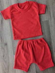 Костюм "Мустанг" червоний, дівчинка 6-9-12-24 місяців