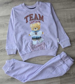 Костюм «TEAM” сиреневый, девочка 2-3-4 лет