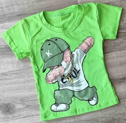 Футболка "Cool" зеленый, мальчик 1-2-3-4-5 лет