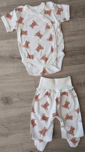 Комплект "Ведмедики" молочний, унісекс 0-3 місяців