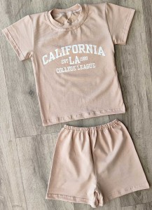 Костюм "California" бежевый, девочка 2-3-4-5 лет