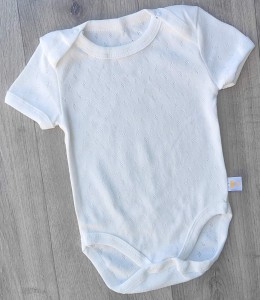 Боді "Однотоний", молочний, унісекс 9-12-18-24-36  місяців