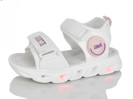 Дитячі босоніжки сандалі 01406K"BIKI" білий, дівчинка 27,28,29,30,31,32 розмір