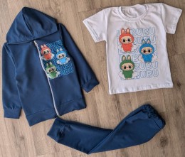 Костюм «Лабубу» синій(темний), хлопчик 3-4-5-6 років