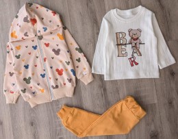 Костюм Partner "BEAR" ;жовтый, мальчик 9-12-18-24 месяцев