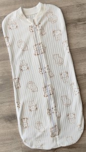 Кокон «звіри» білий, унісекс 0-3 місяців