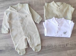 Чоловічок Findik «W» зелений(олівка), унісекс 0-3-6 місяців