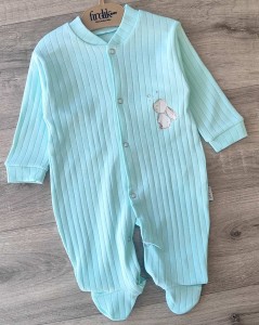 Чоловічок Findik "Зайчик” бірюзовий, унісекс 3-6-9 місяців