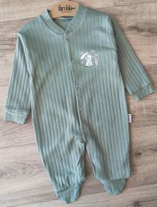 Чоловічок Findik "Зайка” зелений (темний), хлопчик 3-6-9 місяців