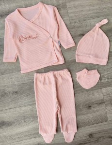 Комплект Findik "Love", рожевий, дівчинка 3 місяця