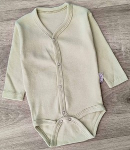 Боді Findik "Однотонний" зелений (оливка), хлопчик 0-3-6 місяців