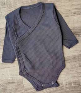 Боді Findik "Однотонний" сірий(графітовий), унісекс 3-6-9-12-18 місяців