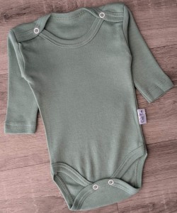 Боди Poli Foni"однотонный" зеленый, мальчик 0-3-6-9-12 месяцев