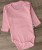 Боди Poli Foni "однотоний" рожевий , дівчинка 0-3-6-9-12 місяців, фото