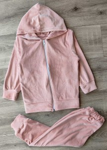 Костюм "Велюр" рожевий(пудра), дівчинка 3-5-7-9 років