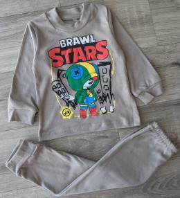 Піжама "Brawl Stars" бежевий, хлопчик 1-2-3-4-5 років