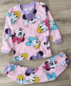 Піжама "Мишка+качечка" рожевий, дівчинка 2-3-4-5-6 років