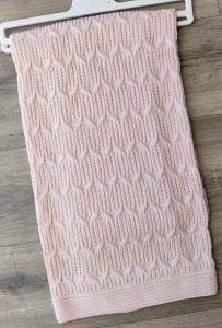 Плед Tricomer «Косичка округ» розовый(пудровый), девочка100*110